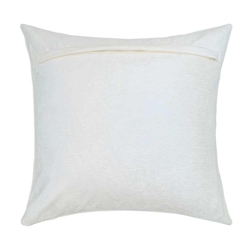 Coussin Vibhsa Merry Christmas 20x20, Carré 20 po, Noël blanc