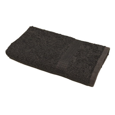 Ensemble de serviettes à main 12 100 pièces en coton à bordure en anneau filé Dobby