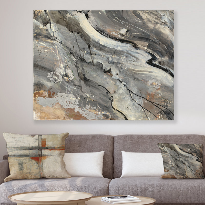 Fire and Ice Minerals V - Reproduction d'art sur toile tendue, H 30 po x l 40 po x 1,5 po