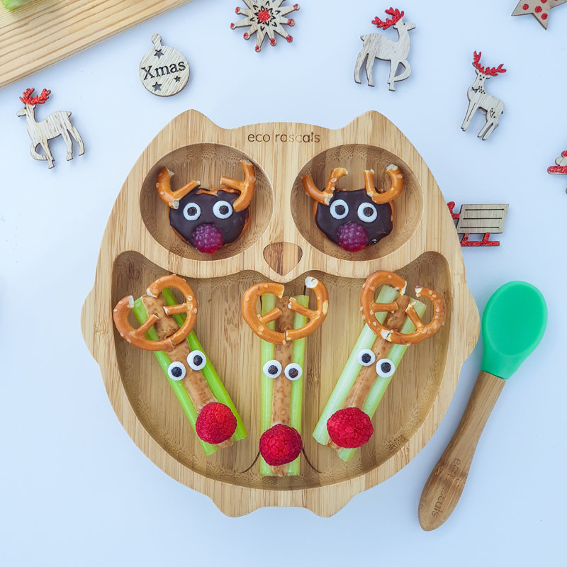 Bamboo Owl Plate, Green