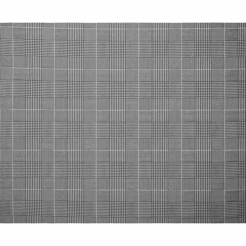 Africalia Blixen Cotton Blend Performance Fabric, Black