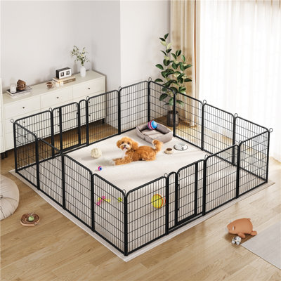 Multi-sized Metal Dog Exercise Pen Panels with 2 Doors