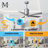 Patricia 52'' Ceiling Fan with LED Lights-2108506874-2108519372