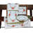 Scrolling Poinsettia Embroidered Cutwork Table Runner-12476232