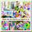 Rainbow Dye Party Kit with 26 Colors and Accessories