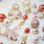 Ensemble de 35 décorations de Noël incassables couleur champagne rosé, boules de 4 cm et 6 cm avec étoile pour le sapin, pour décorer votre sapin pendant les fêtes.