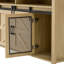 Buffet 59,3 po avec porte de grange coulissante et panneaux grillagés-125542950