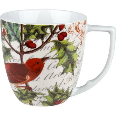 Cardinal Coffee Mugs, Set of Two