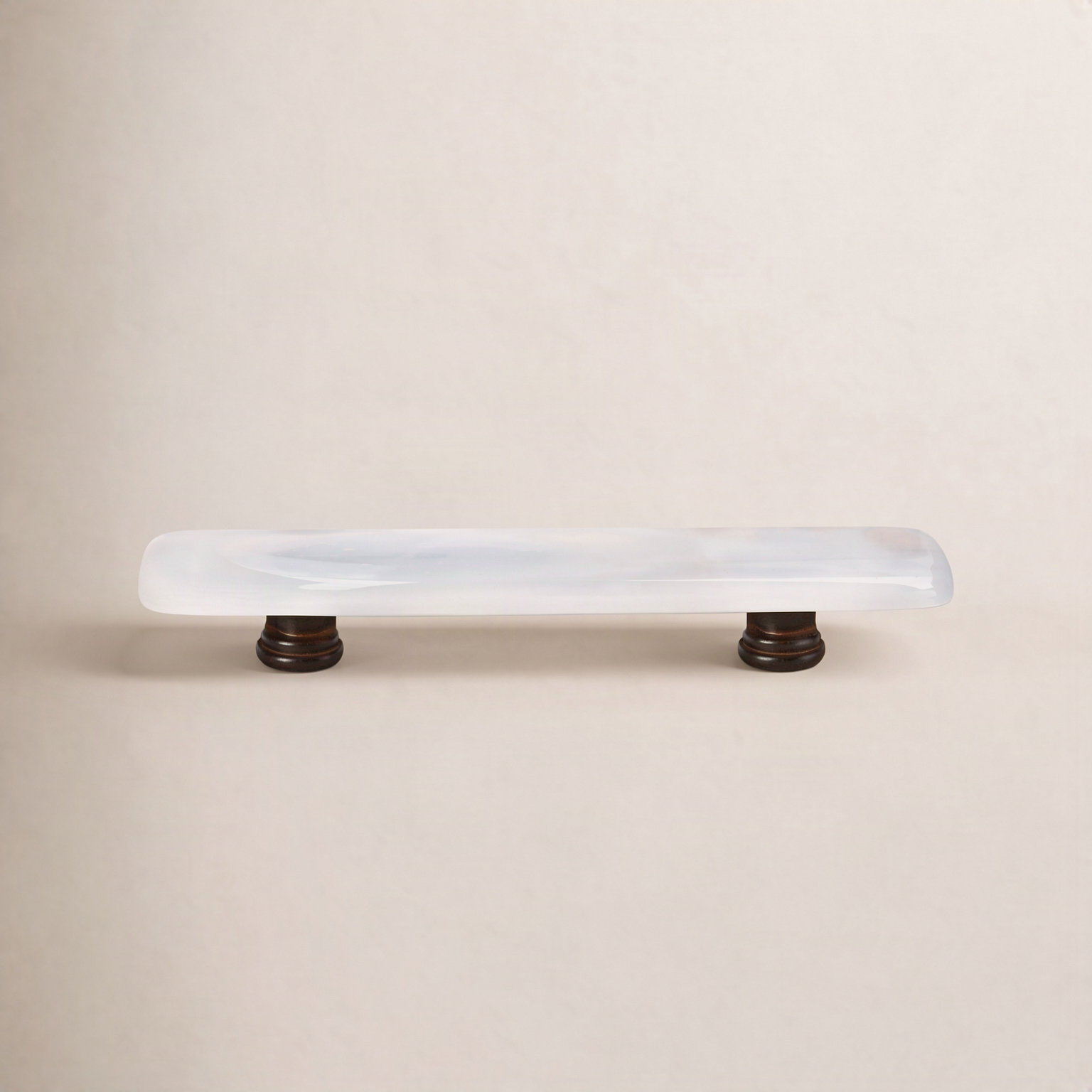 Cirrus Bar Cabinet Pull, Oil Rubbed Bronze, White