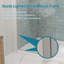 Panneau de verre de douche semi-sans cadre 36 "x 76", porte de douche-120742648