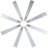 Farmhouse 8 Blade Indoor Windmill Ceiling Fan With LED Lights, Remote Control And Quiet DC Motor-1425338760-1425338758