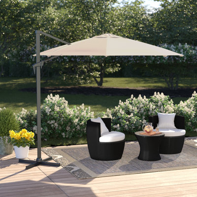 Aabid Royce Executive 3m Square Cantilever Parasol