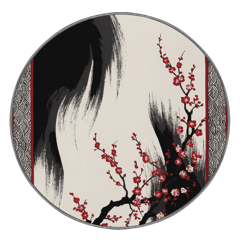 Velvet Waves Rug, Round 7'