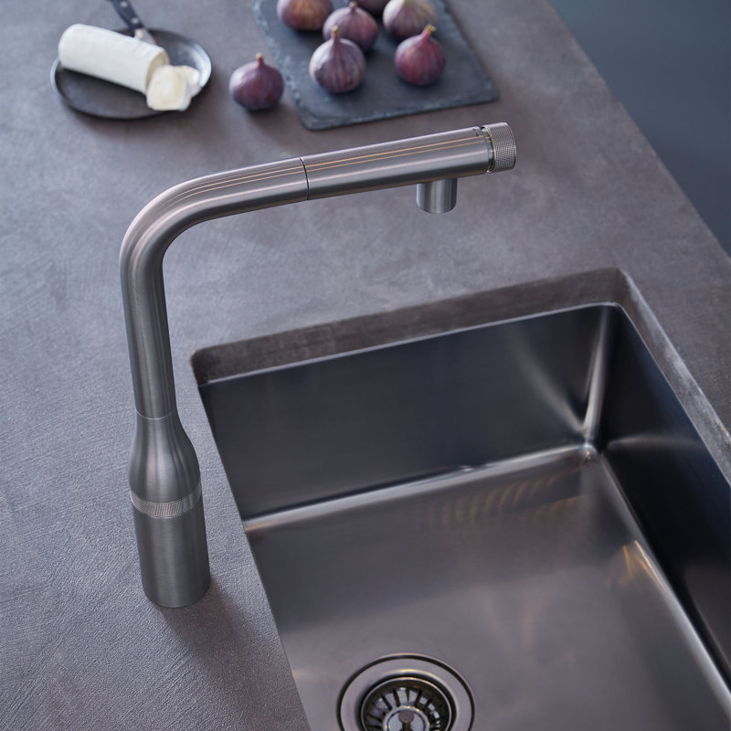 Essence New Pull Out Touch Bar Faucet, Super Steel