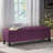 Purple Velvet Storage With Fascinating Button Tufting And Modern Diamond Stitch, 51.00" W X 17.9" D 16.86" H, Made Of Pine Plywood, Eye-Catching Functional Charming & Delightful Option-2136880032