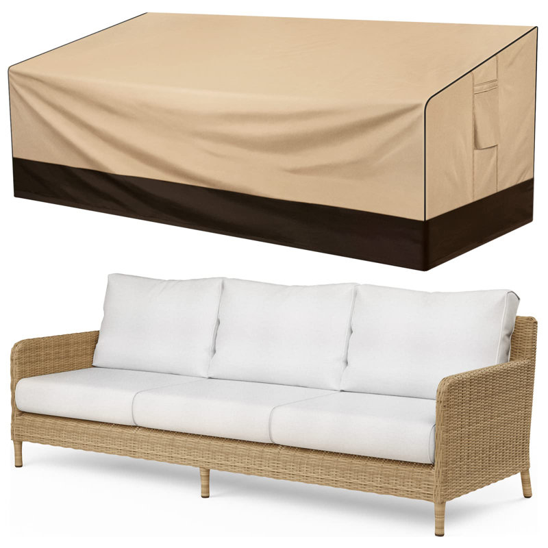 Housse d'extérieur pour canapé d'extérieur robuste, H 33 po x l 89 po x P 41 po