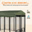 Chenil d'extérieur avec housse imperméable Pawhut-109690677-109690679