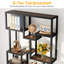 180cm H x 100cm W Metal Etagere Bookcase