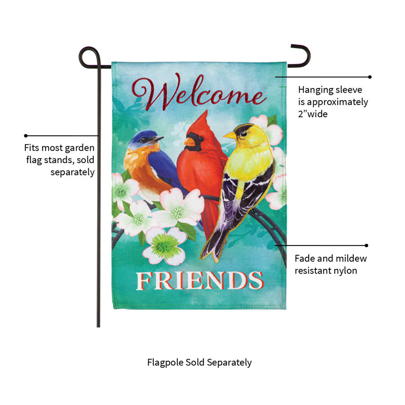 Drapeau de jardin Welcome