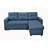 Convertible L-Shaped Sectional Sleeper Sofa Bed-948907200