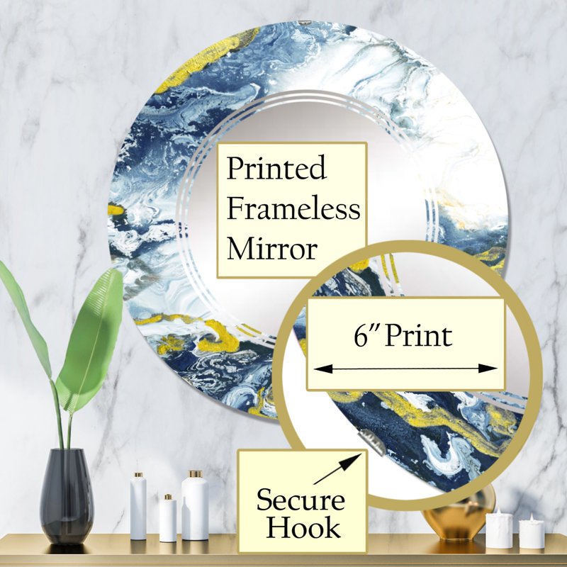Miroir de salle de bain sans cadre, 32 po x 32 po