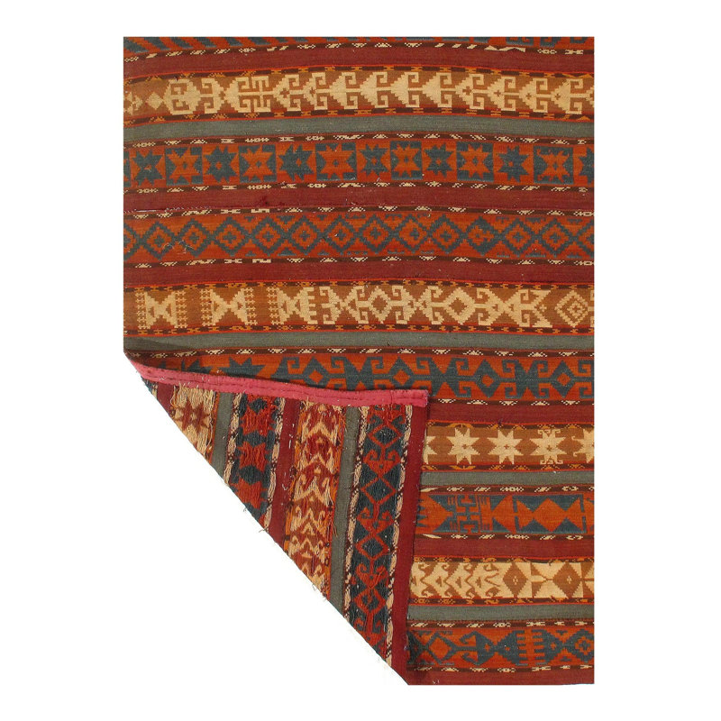 Canvello Fine Antique Turkish Kilim 4'10" X 5'8"