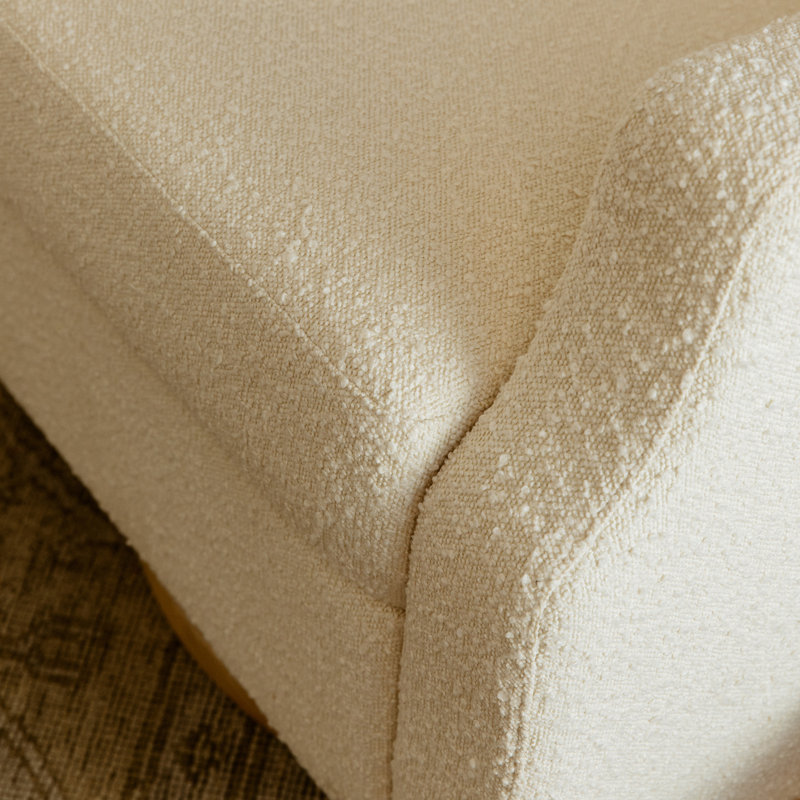 Crewe Recliner and Swivel Glider, Ivory Boucle