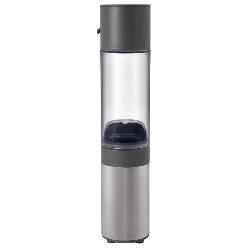 GE Profile Opal Mini Pro Nugget Ice Maker with Side Tank, Stainless Steel/Gray
