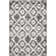 Bethlyn Ikat Ivory/Charcoal Area Rug