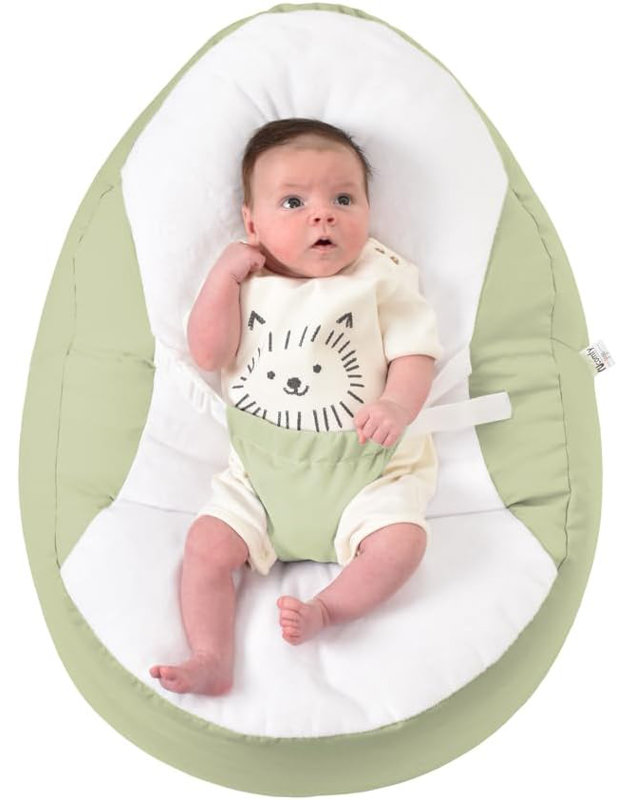 Refillable Bean Bag Lounger, Sage Green