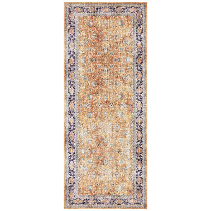 Keshan Maschad Tufted Golden Yellow Rug, Runner 80 x 200cm
