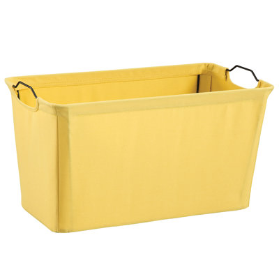 Wire Frame Wide Fabric Bin