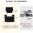  Faux Leather Nursery Rocker Recliner ,swivel Recliners For Small Spaces, Living Room Recliner With Overstuffed Arm And Back-Black-1728463335