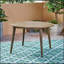Table de salle à manger Stamford en bois d'acacia de 47 pouces avec finition résistante à l'eau pour une utilisation extérieure durable-1651218706