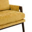 Siège confortable de style moderne Mid-Century jaune - pour le salon et la chambre à coucher-962541247
