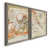 Toile avec cadre gris