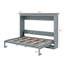 Lit escamotable horizontal Farmhouse, armoire de lit escamotable pliable, cadre de lit mural caché-818534279-818534276