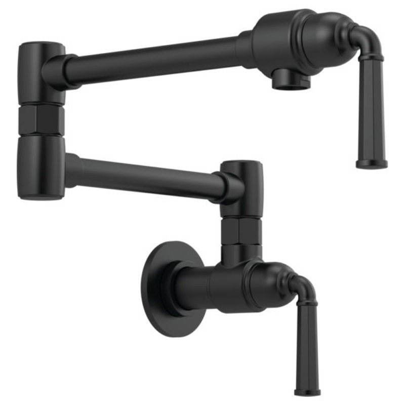 Rook® Wall Mount Pot Filler, Matte Black