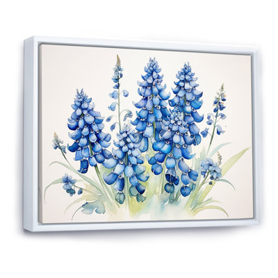 «Blue Bonnets Minimalisme Dream - Blue Bonnets, art mural sur toile FL107185