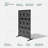 Screen Series Black Plastic Quadra Pattern Screen Set