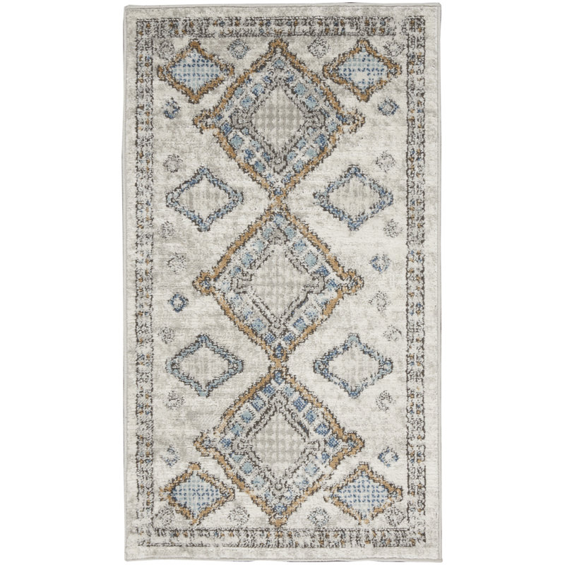 Brinkema Moroccan Indoor Rug, Rectangle 2'2" x 3'9"