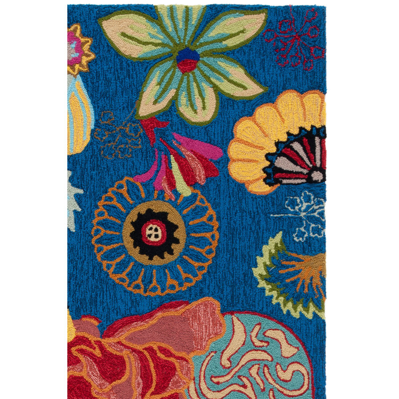 Tapis performance crocheté à la main Doyle, Rectangle 5 pi x 8 pi