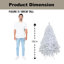Lighted Artificial Christmas Tree-1887542215