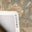 Dunbar Oriental Handmade Tufted Wool Blue/Beige Area Rug-19268388