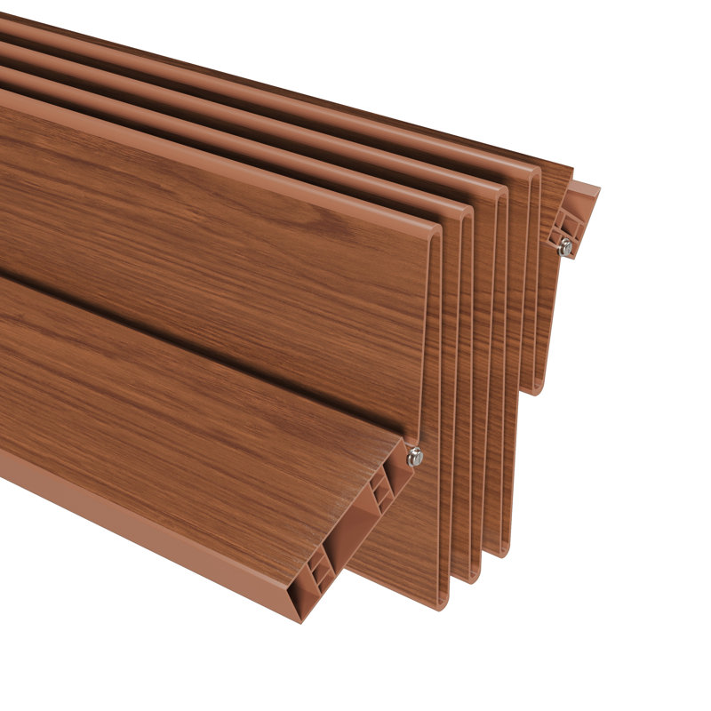 Portes accordéon pliables en PVC 36 po Studio Series, noyer, 36" x 80", Walnut
