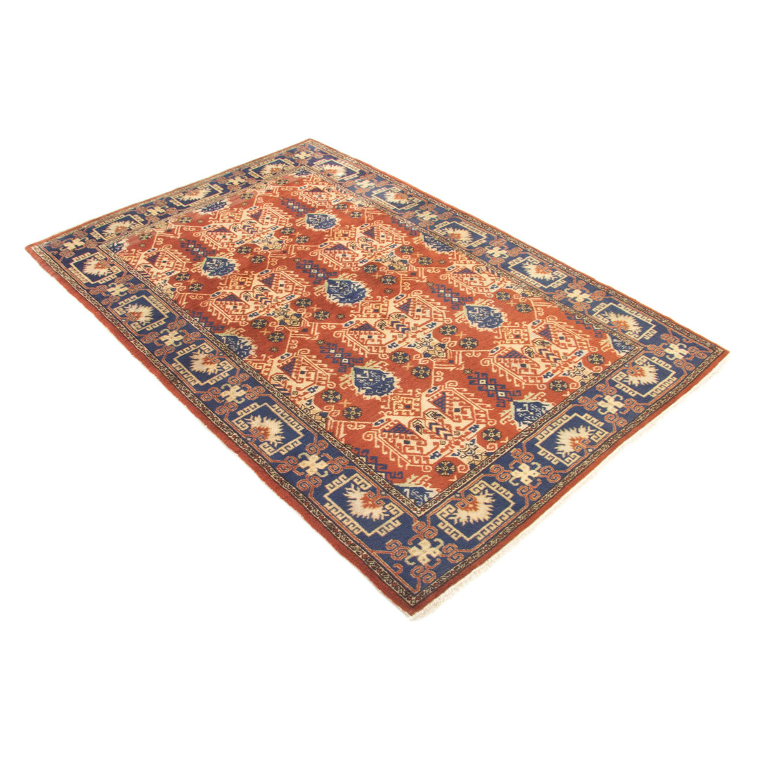 Geometric Wool Hand Woven 120cm X 172cm Area Rug