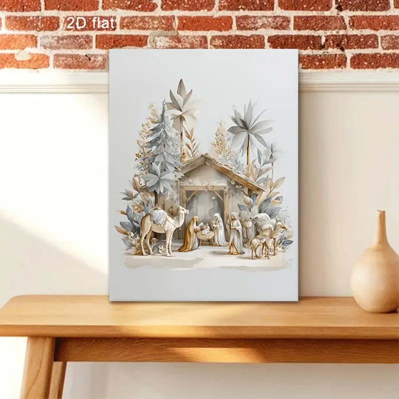 1 Piece Wrapped Canvas Wall Art