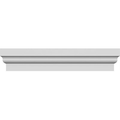 Endurathane Stockton Crosshead, 92" Bottom Width x 94 1/2" Top Width x 5 1/2"H x 1 3/4"P, Factory Primed