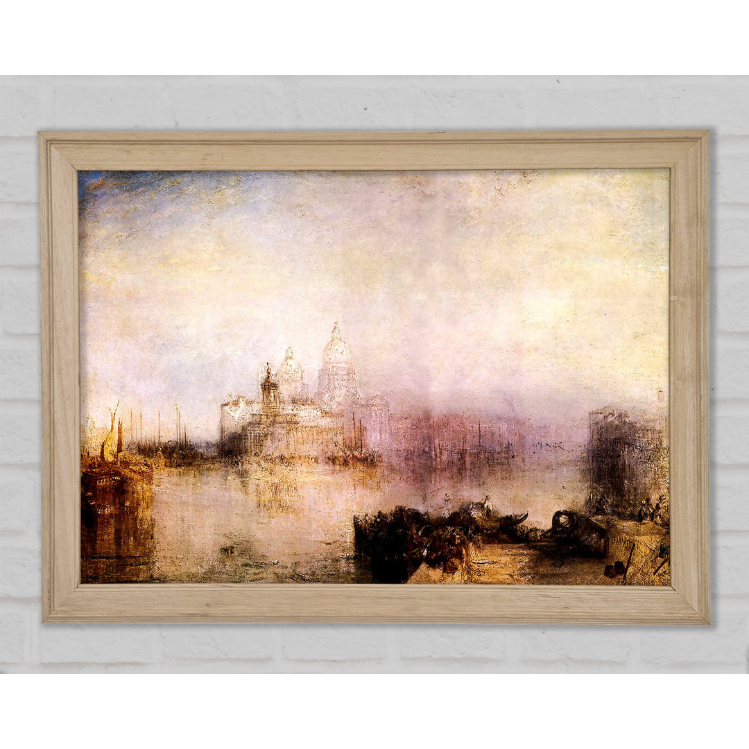 Joseph Mallord Turner Dogana und Santa Maria in Venedig - Druck