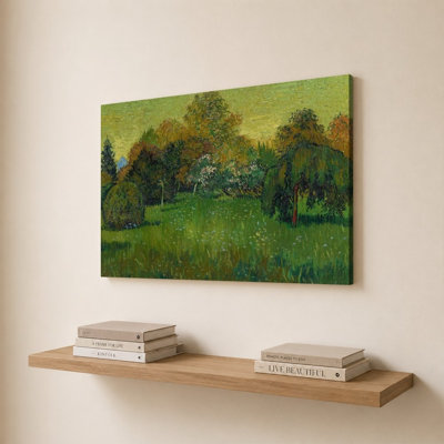 «The Poet's Garden» par Vincent Van Gogh - impression sur toile